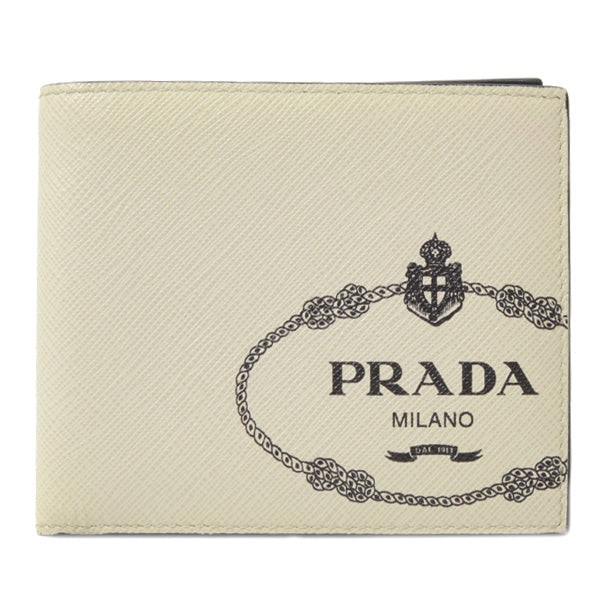 Prada Leather Bifold Wallet 2M0513 in Great Condition