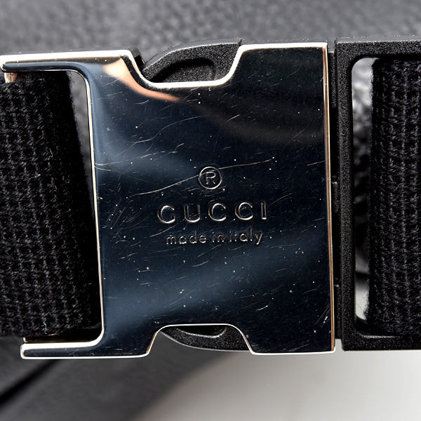 Gucci Men's Leather Jumbo GG Belt Bag 645093