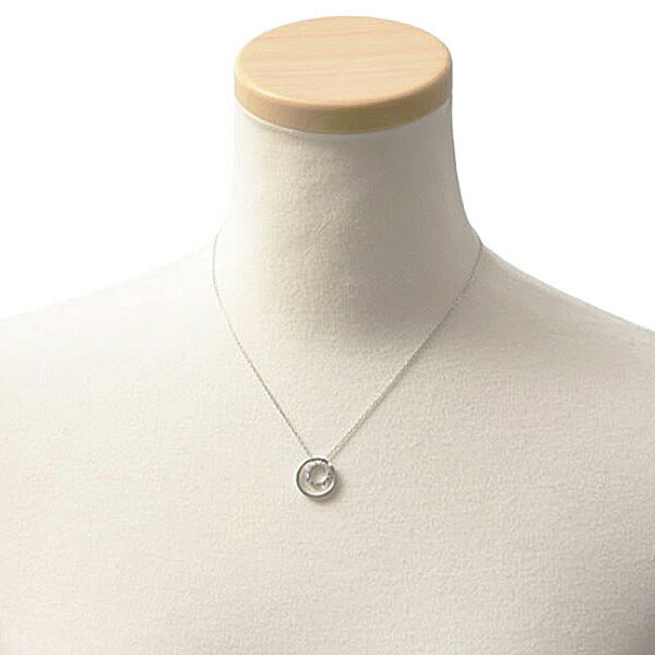 Vendome Aoyama Diamond Circle Necklace K18WG