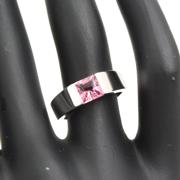 Cartier Pink Tourmaline Ring 750WG White Gold in Great Condition