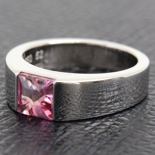 Cartier Pink Tourmaline Ring 750WG White Gold in Great Condition