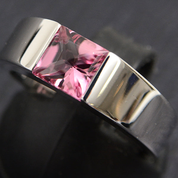 Cartier Pink Tourmaline Ring 750WG White Gold in Great Condition