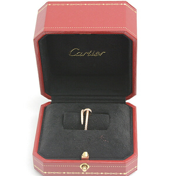 Cartier Diamond Ring Pink Gold in Great Condition