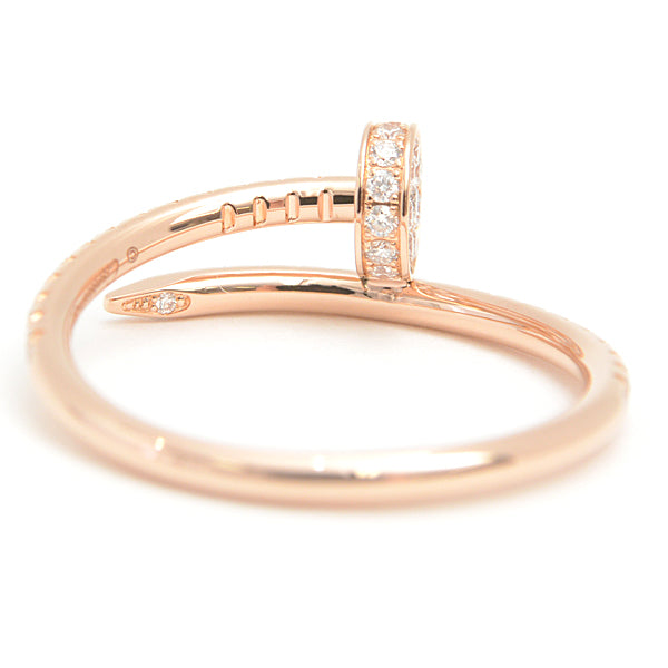 Cartier Diamond Ring Pink Gold in Great Condition