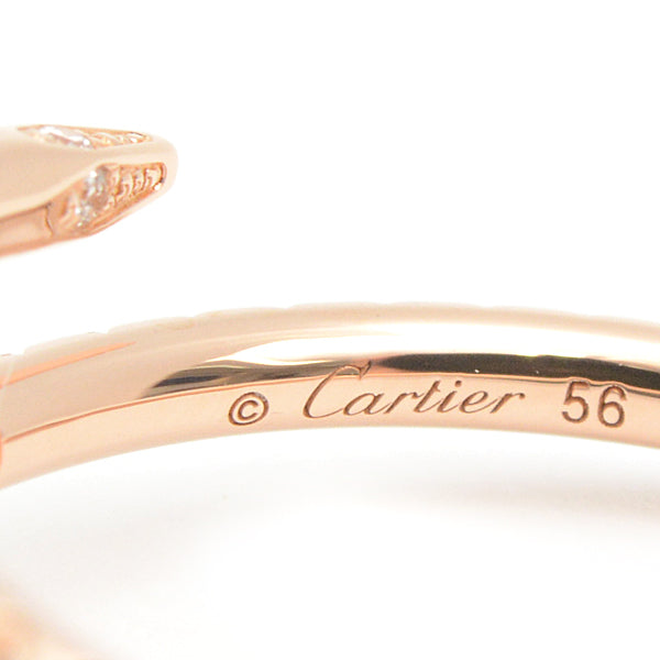 Cartier Diamond Ring Pink Gold in Great Condition