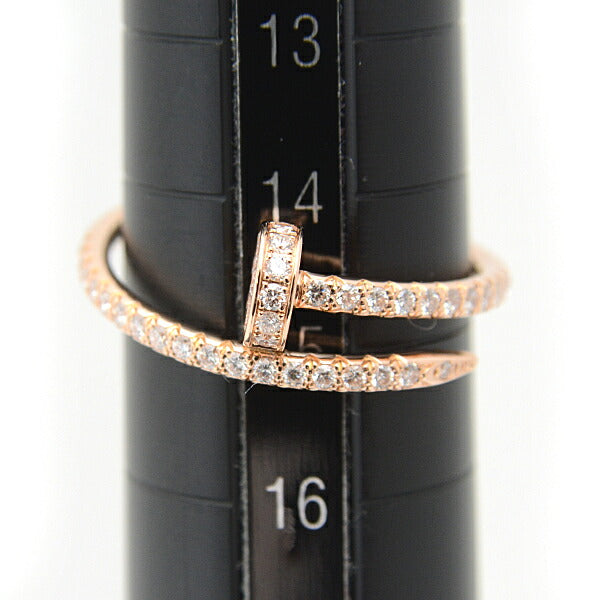 Cartier Diamond Ring Pink Gold in Great Condition