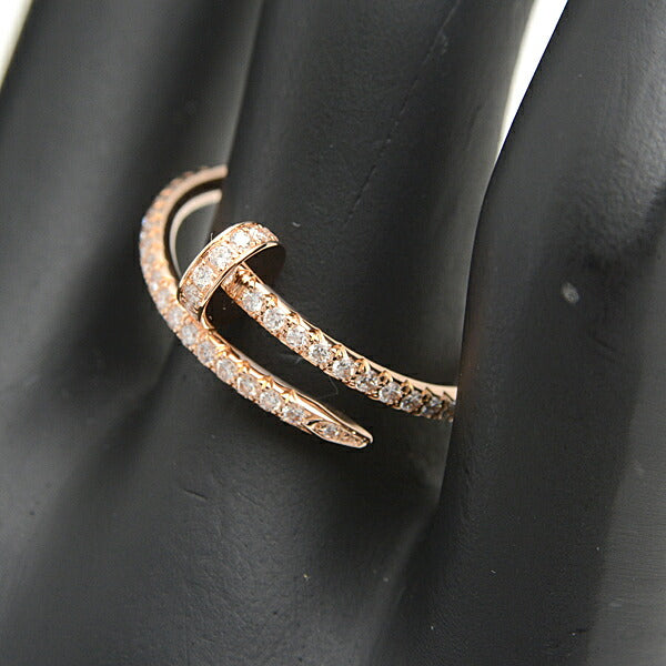 Cartier Diamond Ring Pink Gold in Great Condition