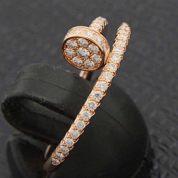 Cartier Diamond Ring Pink Gold in Great Condition