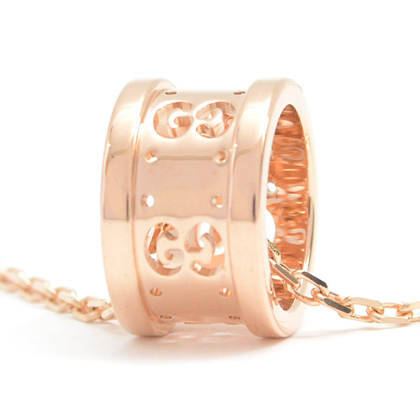 Gucci GG Icon Necklace Pink Gold