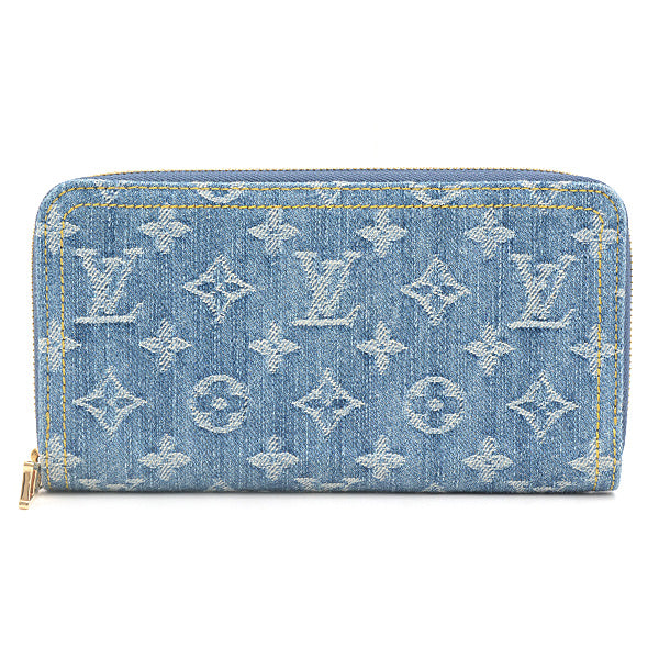 Louis Vuitton Monogram Denim LV Remix Zippy Wallet M82958