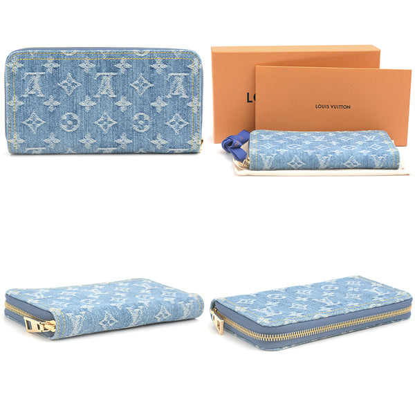 Louis Vuitton Monogram Denim LV Remix Zippy Wallet M82958