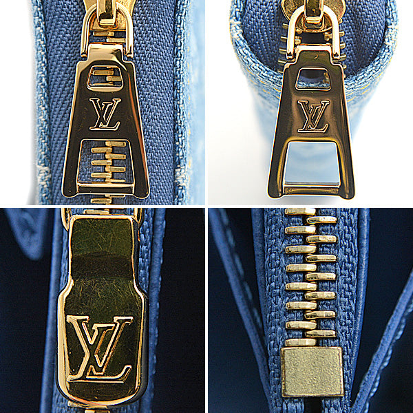 Louis Vuitton Monogram Denim LV Remix Zippy Wallet M82958