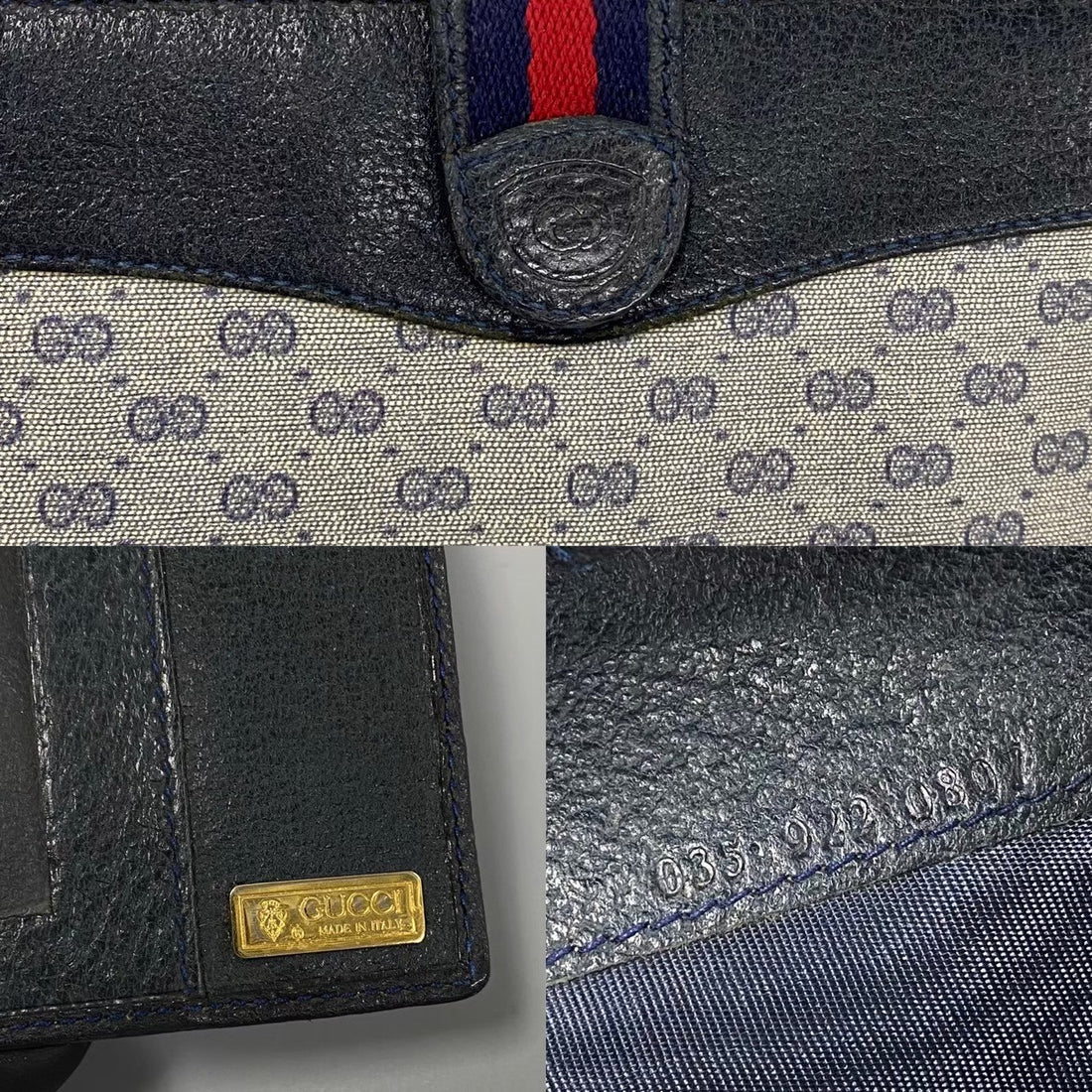 Gucci Microguccissima Continental Wallet  Leather Long Wallet in Very Good Condition