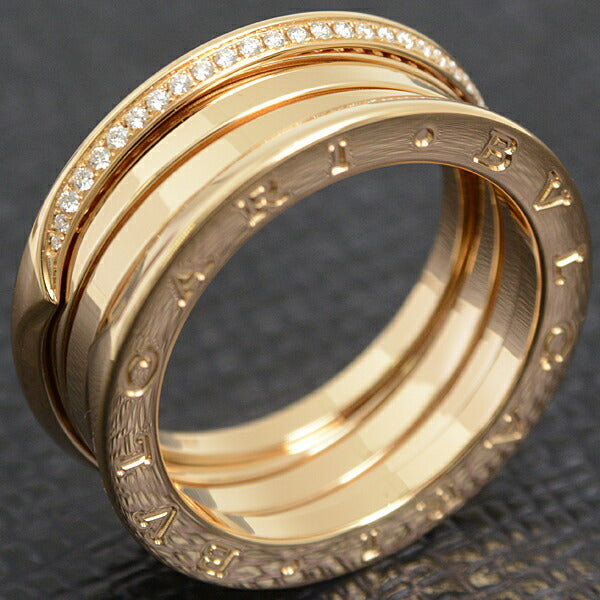 Bvlgari B-ZERO1 Ring Yellow Gold Diamond in Great Condition