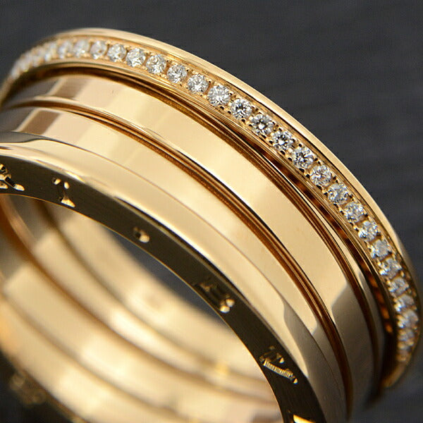 Bvlgari B-ZERO1 Ring Yellow Gold Diamond in Great Condition