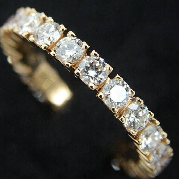 Cartier 750YG Diamond Wedding Ring in Great Condition