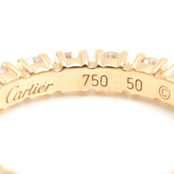 Cartier 750YG Diamond Wedding Ring in Great Condition