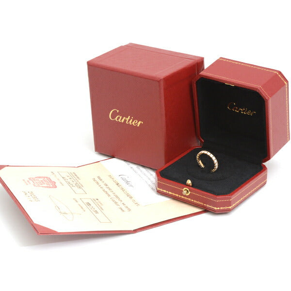 Cartier 750YG Diamond Wedding Ring in Great Condition