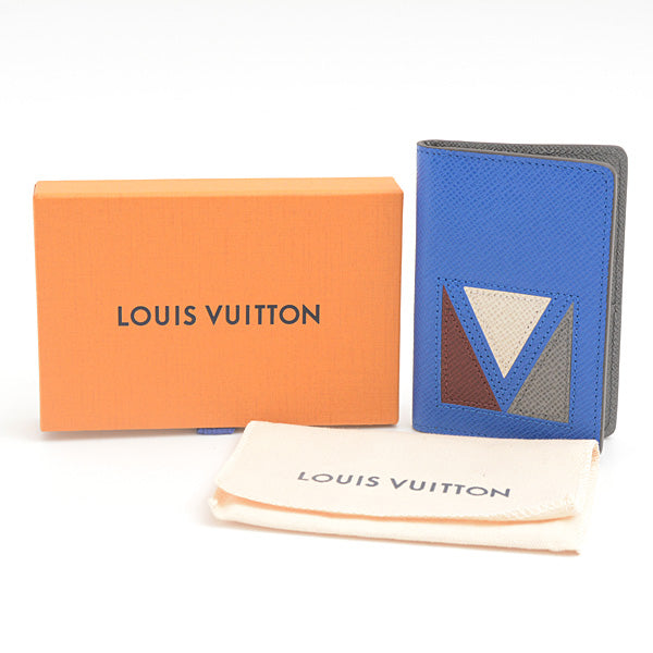 Louis Vuitton Taiga Leather Organizer de Poche Card Case M30790 in Pristine Condition