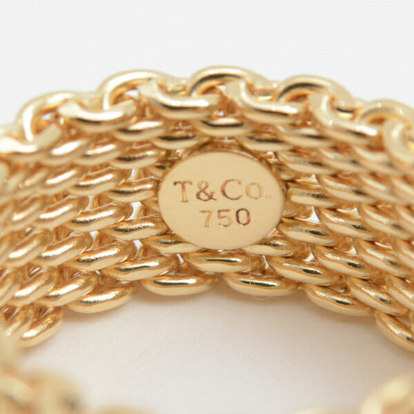 Tiffany & Co Somerset Ring 750YG Yellow Gold in Great Condition