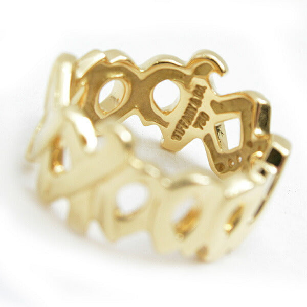 Tiffany Love & Kiss Diamond Ring 12 YG