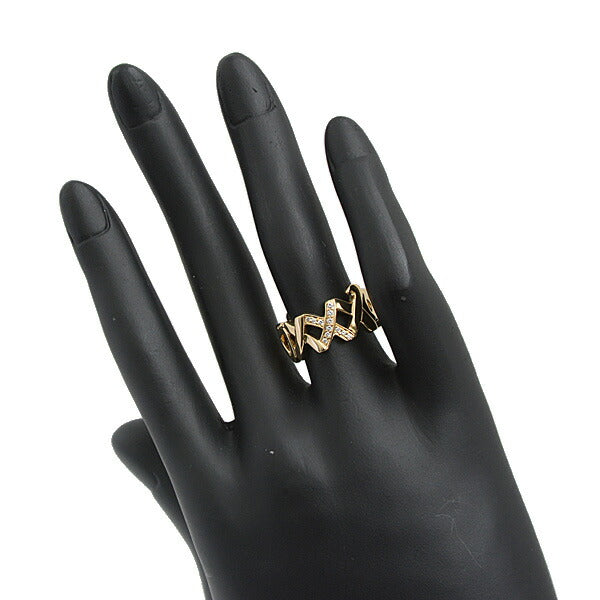 Tiffany Love & Kiss Diamond Ring 12 YG