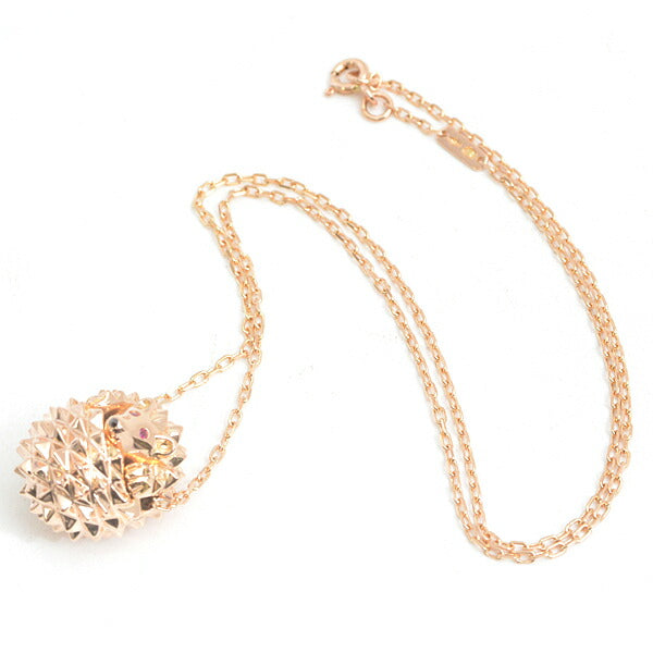 Boucheron Pink Gold Hedgehog Necklace