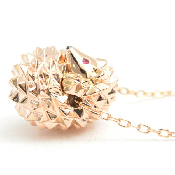 Boucheron Pink Gold Hedgehog Necklace