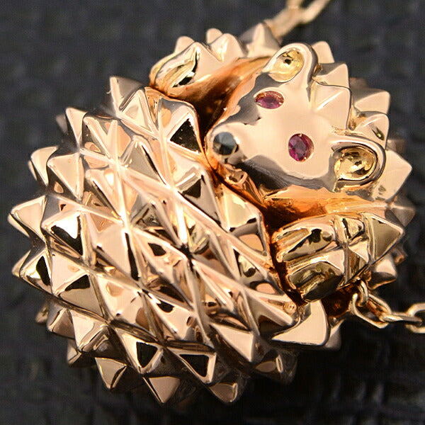 Boucheron Pink Gold Hedgehog Necklace