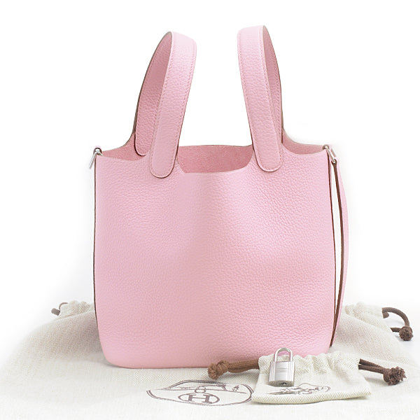 Hermes Picotin Lock PM Bag Pink