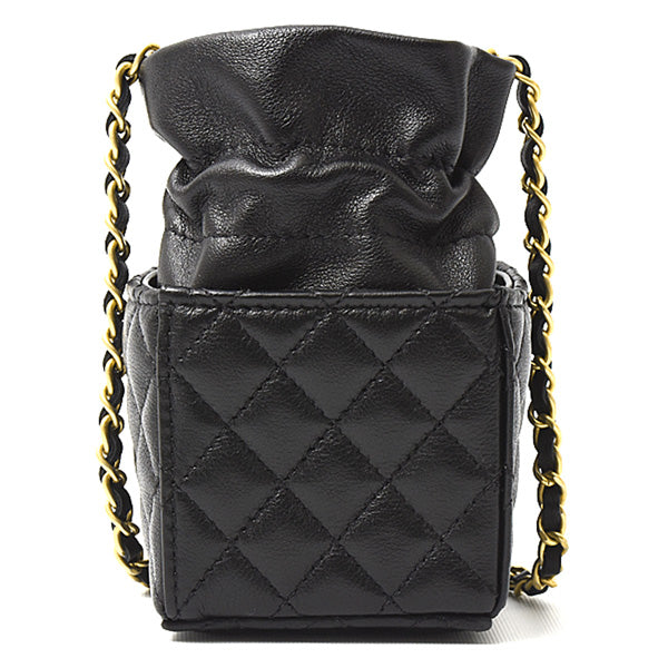 Chanel Lambskin Matelasse Mini Chain Shoulder Bag