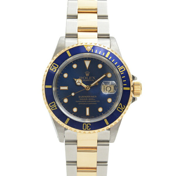 Rolex Submariner Blue Dial Automatic Watch 16613