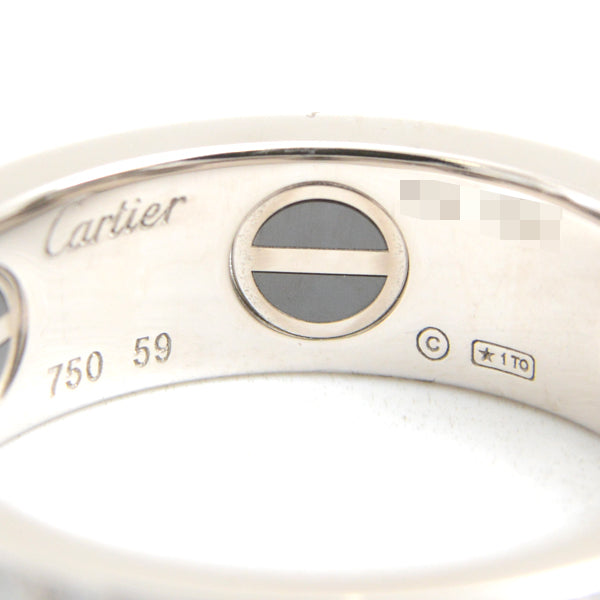 Cartier Love Ring Diamond White Gold 59