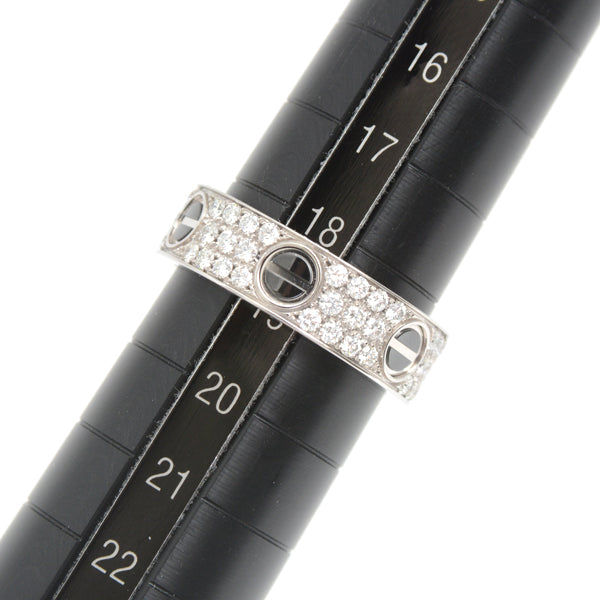 Cartier Love Ring Diamond White Gold 59