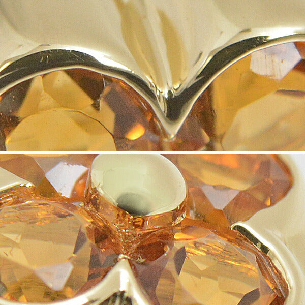 Ponte Vecchio Citrine Flower Ring K18YG