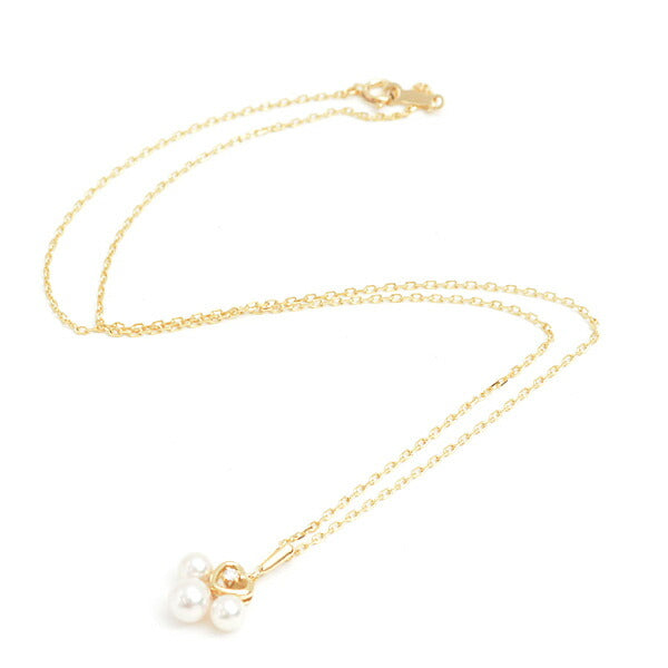 Mikimoto Pearl Necklace K18 Yellow Gold