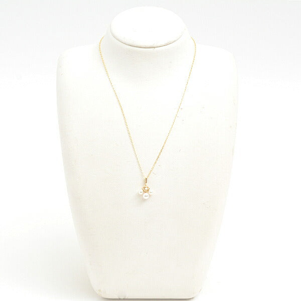 Mikimoto Pearl Necklace K18 Yellow Gold