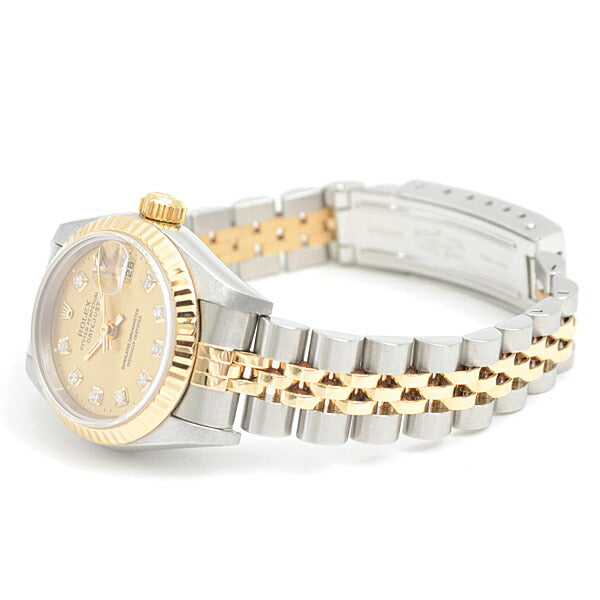 Rolex Datejust 79173G Gold Dial Automatic Watch