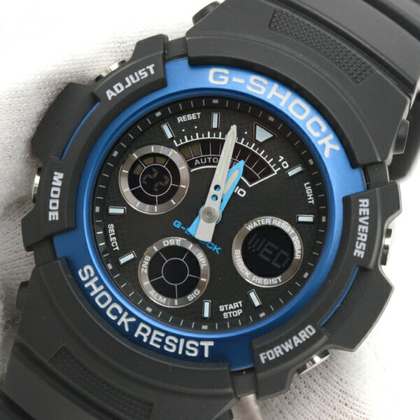 Casio G-SHOCK AW-591 Black Blue Quartz Watch