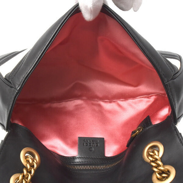 Gucci GG Marmont Leather Shoulder Bag 443497