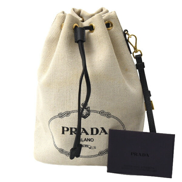 Prada Canvas Bucket Bag 1NE369