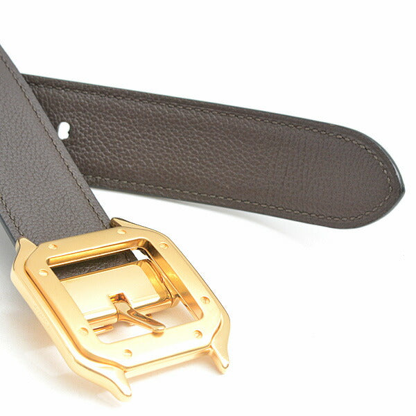 Cartier Santos Belt Reversible Black Brown