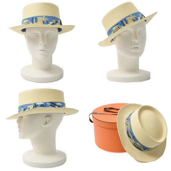 Hermes Straw Hat Beige