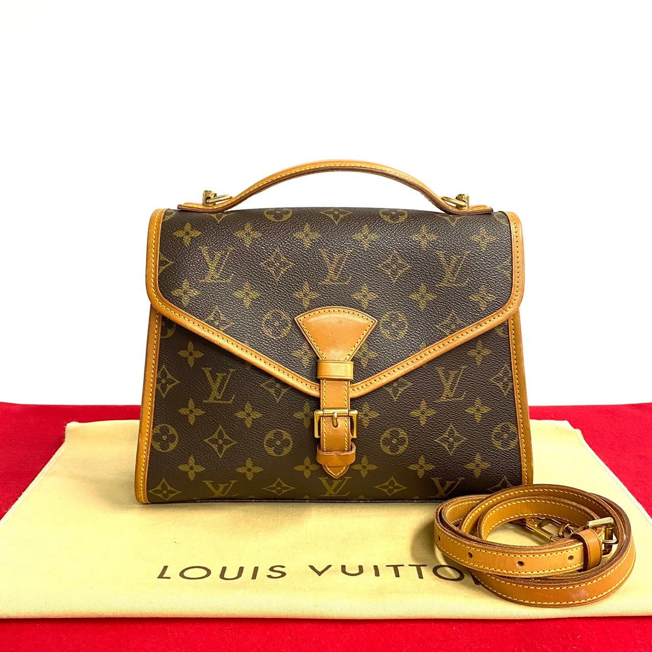 Louis Vuitton Bel Air Canvas Handbag M51122 in Good condition