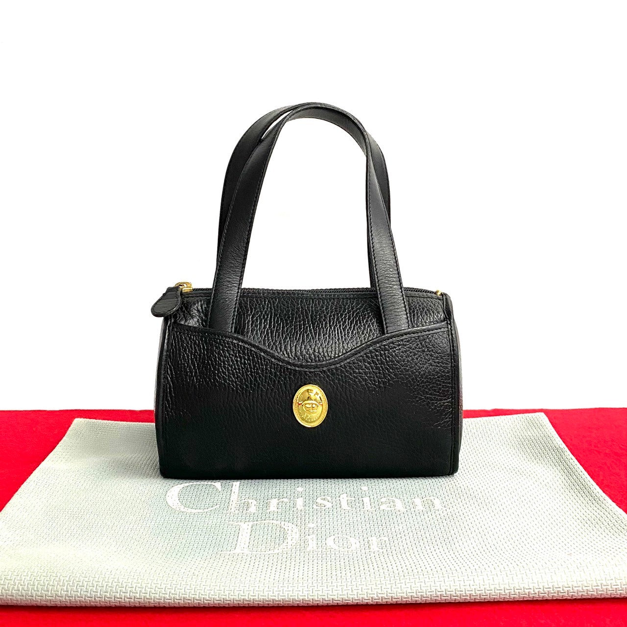 Leather Logo Handbag
