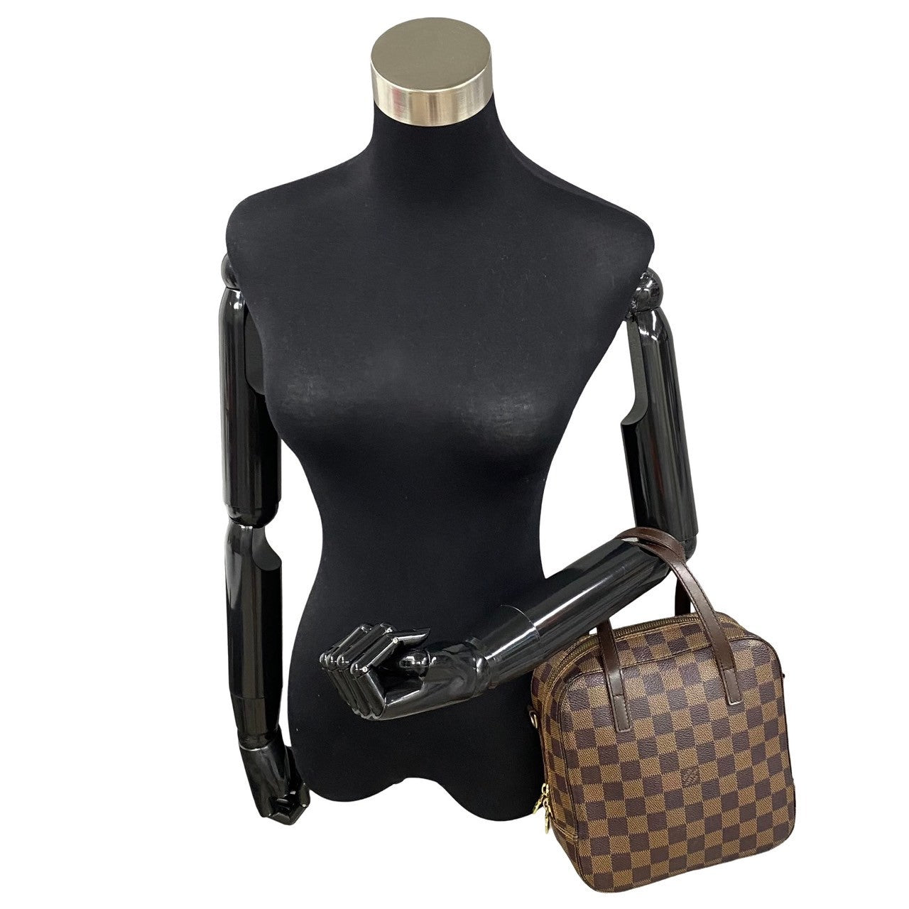 Louis Vuitton Spontini Canvas Handbag N48021 in Excellent condition