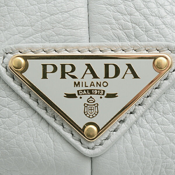 Prada Leather Tote Bag with Logo