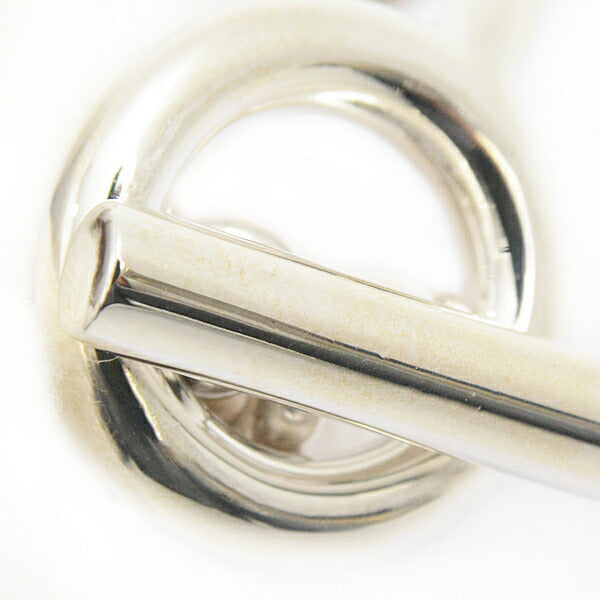 Hermes Sterling Silver Croisette Ring