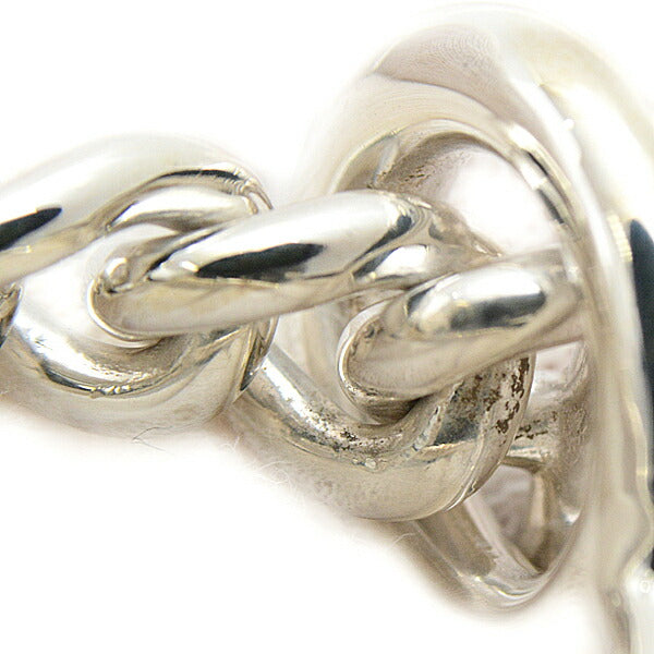 Hermes Sterling Silver Croisette Ring