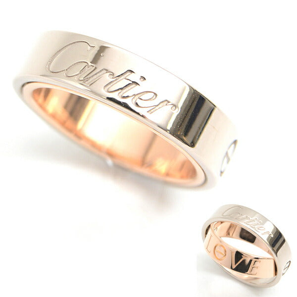 Cartier Secret Love Ring 750WG×PG Gold